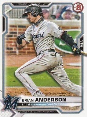 Brian Anderson - 2021 Topps Bowman MLB Veterans Baseball Card